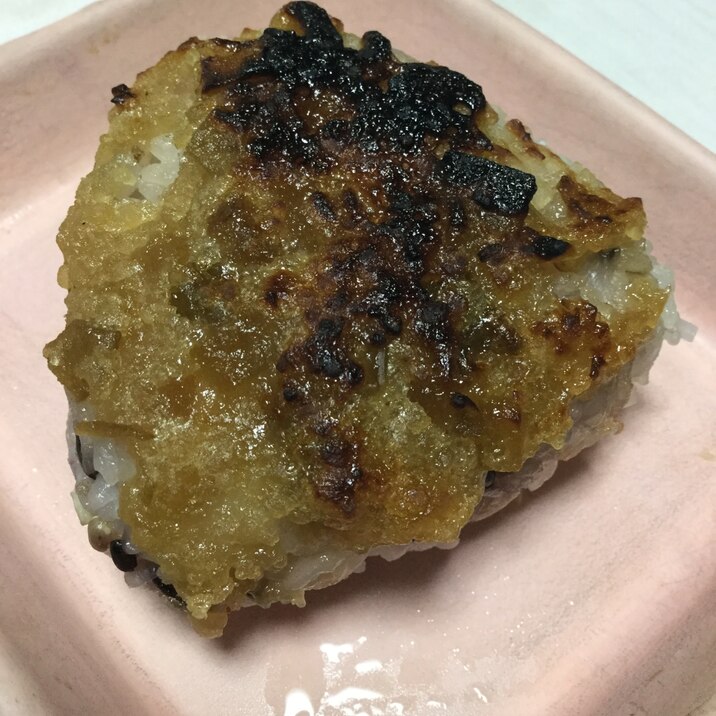 味噌で焼きおにぎり